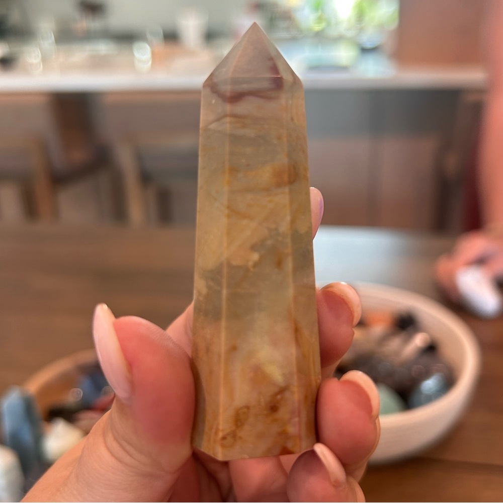 Polychrome Jasper Crystal Tower
